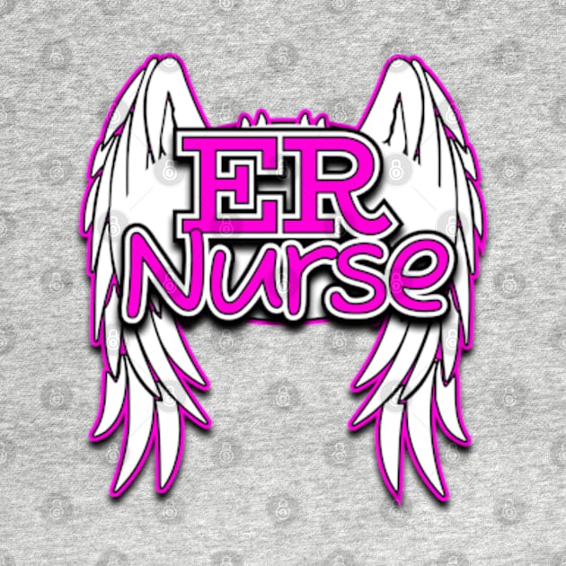 Emergency Room Nurse - Angel Wings by FLCdesigns